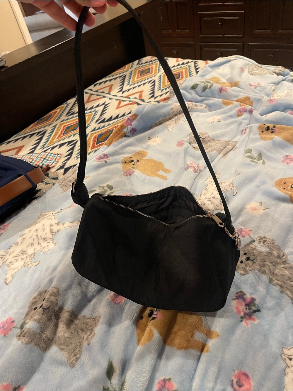 Baggu black loaf bag EUC